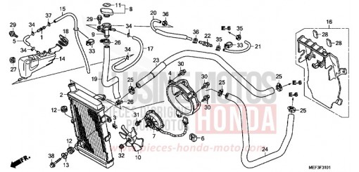 RADIATOR (FJS400D9/FJS400A) FJS400A9 de 2009